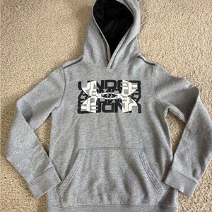 Under Armour Boy’s Gray and Black Hoodie